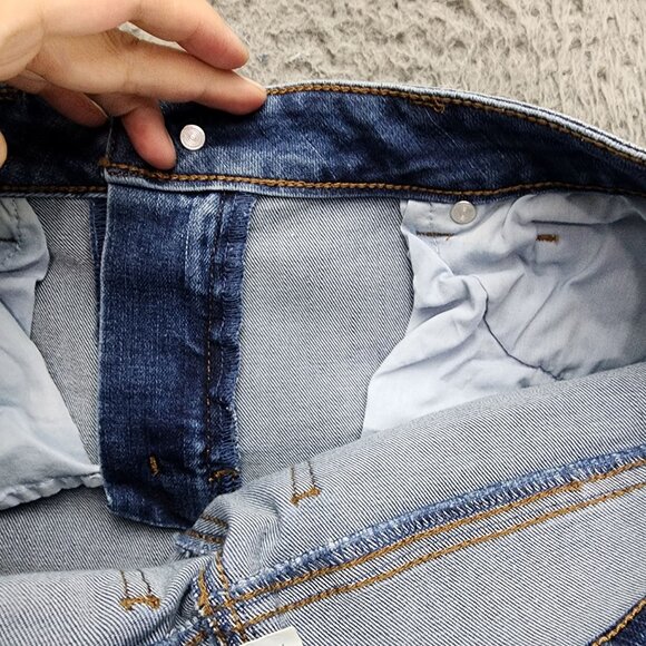 Fashion Nova Jeans Womens 9 Medium Wash Stretch Mid Rise Skinny *GUC* - Picture 11 of 12